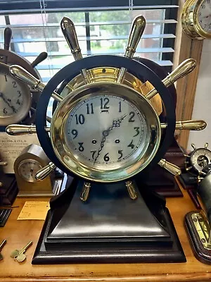 Chelsea 1936 Yacht Wheel Clock “Mariner” • $3377