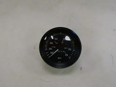 Vdo Vintage Pitot Tube Speedometer 1 115 015 046a Black Face& Bezel Marine Boat • $19.95