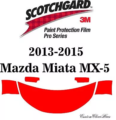 3M Scotchgard Paint Protection Film Pro Series 2013 2014 2015 Mazda Miata MX-5  • $150