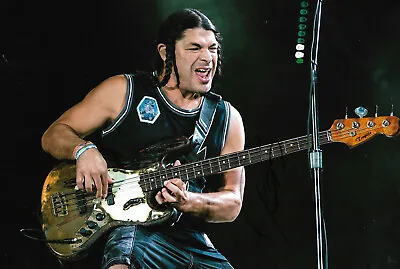 Robert Trujillo  Metallica  Signed 8x12 Inch Photo Autograph • $70