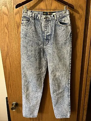 Sasson Acid Wash Jeans Size 13 Junior Girls Vintage 90s Mid Rise • $9.99