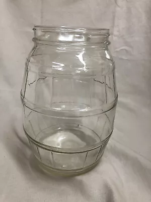 Vintage Duraglas Barrel Style Glass Pickle Jar • $25