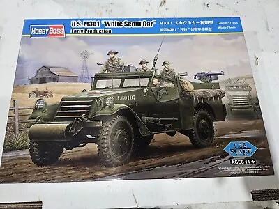 Hobby Boss 1/35 82451 U.S. M3A1 White Scout Car Early Production Box 101 • $28.90