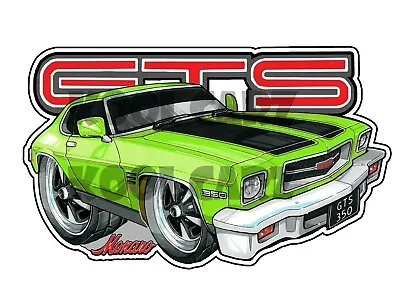 Car Window Vinyl Stickers Holden HQ Monaro GTS Decal 70's • $5.50