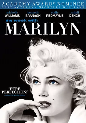 My Week With Marilyn DVD - LIKE NEW - Michelle Williams Kenneth Branagh Great • $3.10