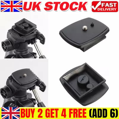 Camera Tripod Quick Release Mount QR Head Plate Digital SLR Camera UK STOCK • £5.79