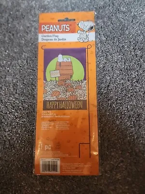 Peanuts Happy Halloween Garden Flag • $19.99