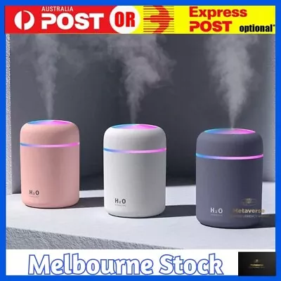$16.95 • Buy Mist Humidifier Mini Portable Diffuser Aroma Oil LED Night Light Car Purifier