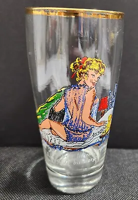  VINTAGE GERMAN NOVELTY BEER GLASS- .25L GERMANY EXCELLENT CONDITION 1960's • $9.99