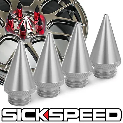 4 Pc Polished Spikes For Sickspeed Aluminum Extended Tuner Lug Nuts P4 • $9.88