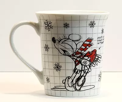 Minnie Mouse Disney Mug Sketch Book Christmas Mickey Mouse Coffee Cup • $12.99