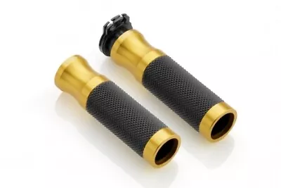 $77.42 • Buy Rizoma Gr205g Sport Line Universal Motorcycle Grips Gold Ø22 Aluminium Rubber