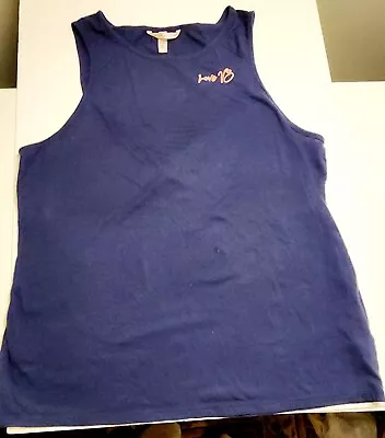 Women/Juniors  LOVE VS  Blue Muscle Tee/Tank Top Size Medium • $5