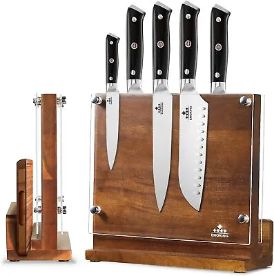 Magnetic Knife Block Holder Storage Organizer W/ Acrylic Shield Without Knives • $28.99