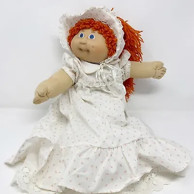 Vintage Cabbage Patch Kid Jesmar Blue Red Dimple Girl CPK • $75