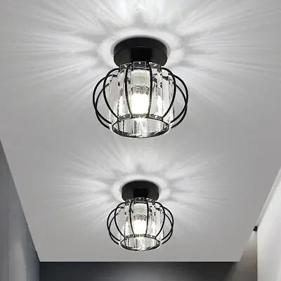 20W Modern Crystal Chandelier LED Ceiling Light Fixture Pendant Lamp Flush Mount • $16.79