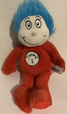 $14.94 • Buy Aurora Dr. Seuss Thing 1 12  Cat In The Hat Plush Soft Toy Stuffed Red Blue