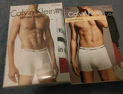 ***bnib 5 Pairs Medium Calvin Klein Cotton Stretch Boxers*** • £17