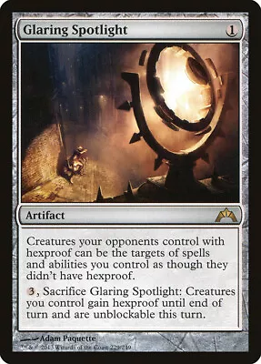 Glaring Spotlight Gatecrash PLD Artifact Rare MAGIC GATHERING CARD ABUGames • $1.95