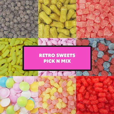 Retro Sweets Mega Selection - Pick N Mix Sweets Bundle - Fast Delivery • £1.50