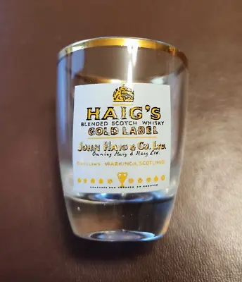 £6.25 • Buy Haig's Gold Label Scotch Whisky Tot Glass