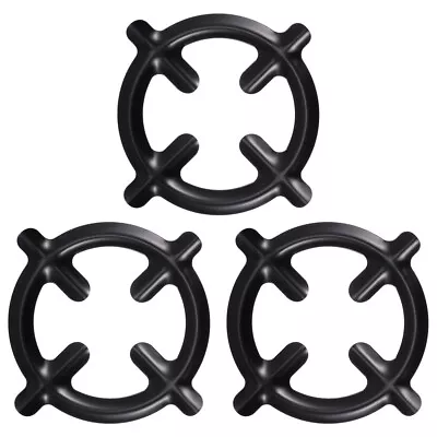  3 Pcs Pot Stove Stand Hob Kitchen Gadget Coffee Stands Round • £10.45
