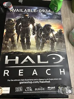 Halo Reach Halo Reach GameStop Promo Poster. BIG • £173.71