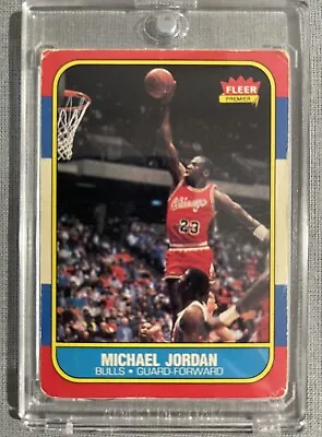 1986 Fleer Michael Jordan (Rookie Card) • $1989.99