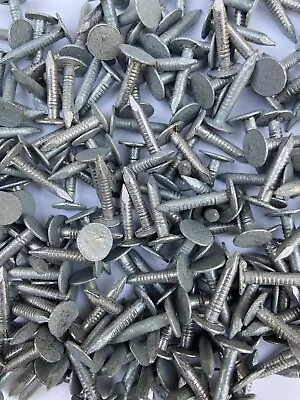 Galvanised Roofing Clout Nails / Tacks  Extra Large Heads • £2.90