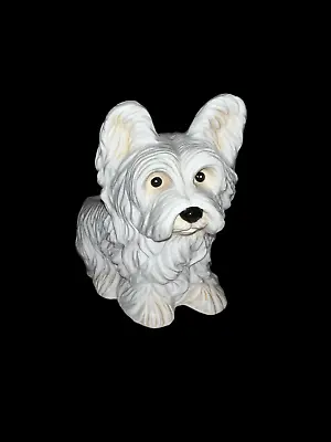 Vintage Porcelain White Westie Dog Planter Mexico • $17.09