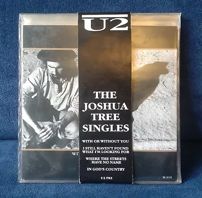 U2 The Joshua Tree Singles Set Of 4x 7  Vinyl OBI Strip 1987 Pressings VG To Exc • £45