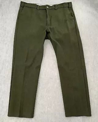 VINTAGE Codet Wool Pants Adult 42 Green Hunting Wool Blend Outdoor Pockets Mens • $49.96