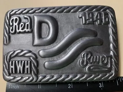 John Wayne Pewter Red River D Brand Belt Buckle Movie Westerns Howard Hawks  • $60