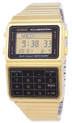 Casio Digital Stainless Steel Data Bank Multi-Lingual DBC-611G-1DF Mens Watch • $132.10