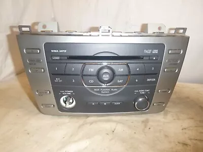 09 10 Mazda 6 Am Fm Radio 6 Disc Cd Mp3 Player GS4M669RXC YSB29 • $40