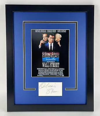 Oliver Stone Autographed Signed 16x20 Wall Street Frame Display Director ACOA • $399.99