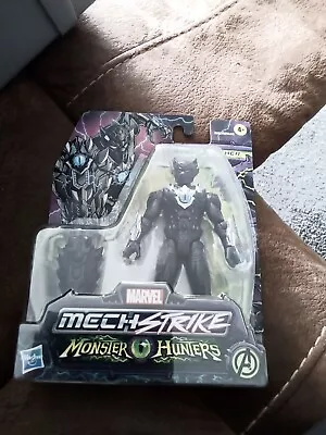 Hasbro Black Panther 6 Inch Action Figure Marvel Mech Strike Monster Hunters • £10