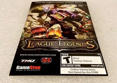 LEAGUE OF LEGENDS Launch 2009 Preorder RYZE SKIN Code Promo RARE Steam PC NEW • $149.90