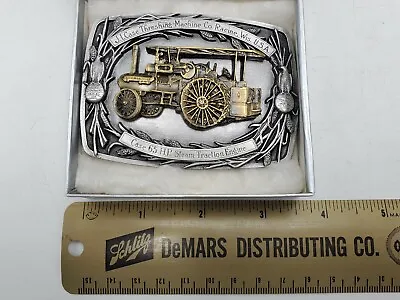 1992 J.I. Case Threshing 65 HP Steam Traction Engine Eagle Globe Belt Buckle • $43.05