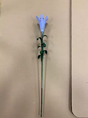 All Recycled Metal Welded Light Purple Lilly Garden Stake Yard Art Rock Garden • $11.85