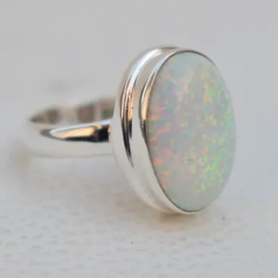£15.02 • Buy Opal Ring 925 Sterling Silver Ring Women Wedding Jewelry All Size AG-562