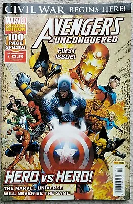 £2.95 • Buy Marvel Uk / Panini - Avengers Unconquered #1 - First Issue! - Damaged