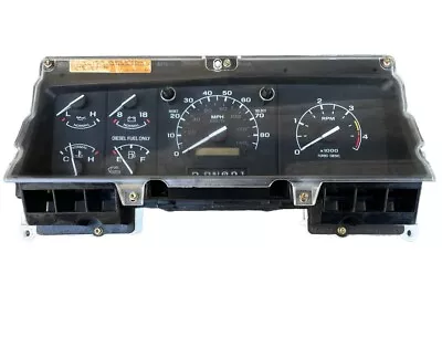 1992-1997 Ford F250 F350 Pickup Instrument Cluster Diesel W/Tach Speedo Gauges • $199