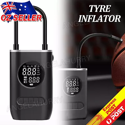 Automatic Cordless Car Tyre Inflator Handheld LCD Digital Air Compressor Pump NE • $39.99