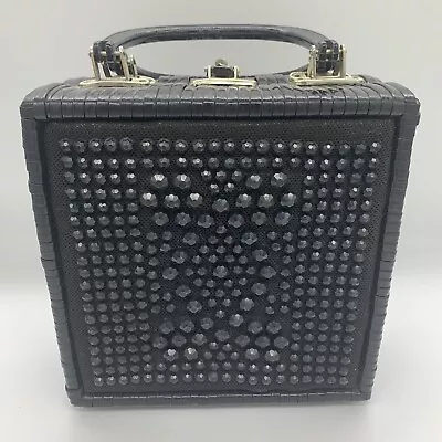 8 X 8“ Black Box Vintage Purse • $22