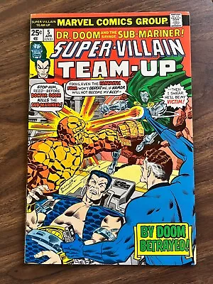 Super-Villain Team Up #5 1st App Shroud MVS Intact 1976 Marvel Comics Nice Copy • $1.99