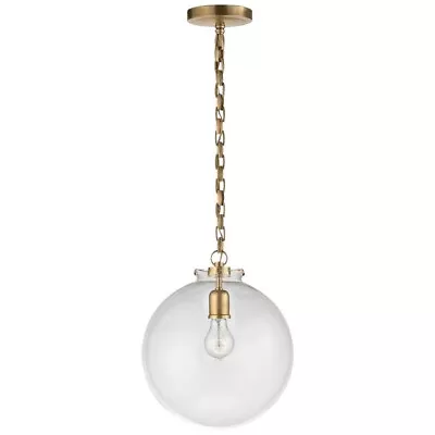 Visual Comfort TOB5226HAB/G4-CG Thomas O'Brien Katie 12  Ceiling Pendant W/Glass • $349.95