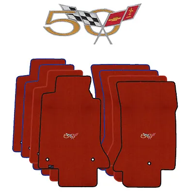 $176.99 • Buy Lloyd Ultimat Front Row Carpet Floor Mat For 97-04 Corvette (#L1578) Torch Red
