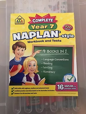 NAPLAN Style Year 7 Complete Workbook And Tests Hinkler Books (Paperback 2013) • $24