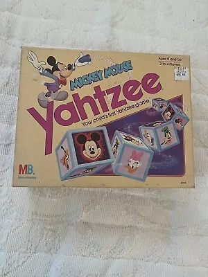 Vintage 1988 Disney Mickey Mouse Yahtzee Game • $4.99